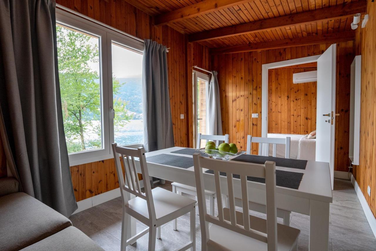 Chalet Alessandrini - Private Lakeside Beach Tenna Exterior photo